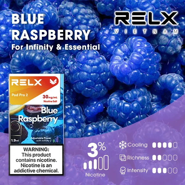 Relx 6代煙彈 藍莓風味|1.9Ml*3Pod|3%濃度 Relx 6代煙彈 藍莓風味|1.9ml*3Pod|3%濃度