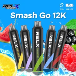RELX Smash Go 悅刻12000口拋棄式電子煙｜免充免設定・隨拿隨抽